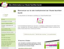 Tablet Screenshot of info.etude-nutrinet-sante.fr