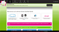 Desktop Screenshot of etude-nutrinet-sante.fr